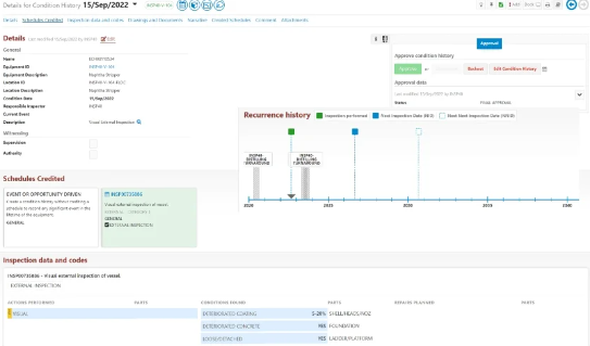 检查数据管理界面