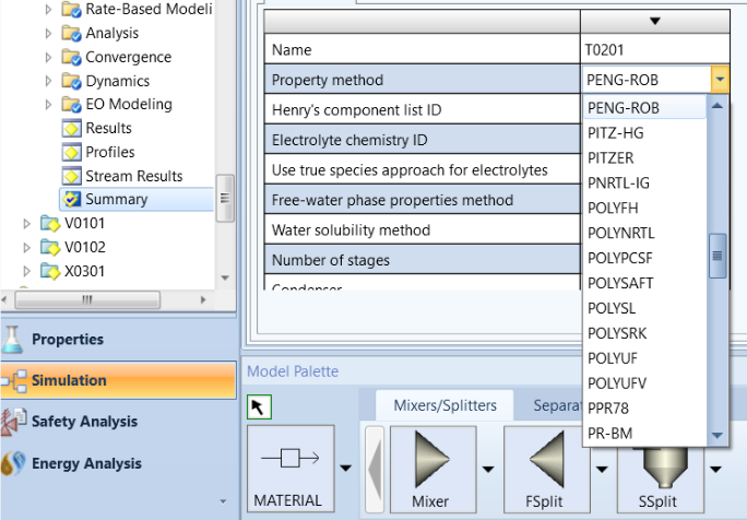热力学物性计算界面