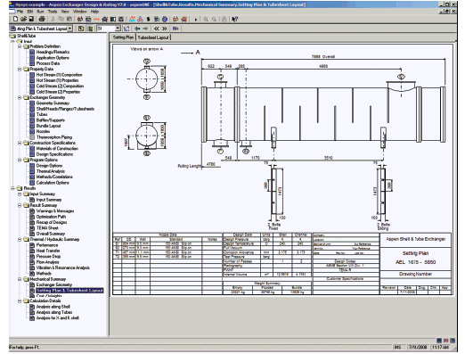 Aspen Shell & Tube 与HYSYS数据联动界面